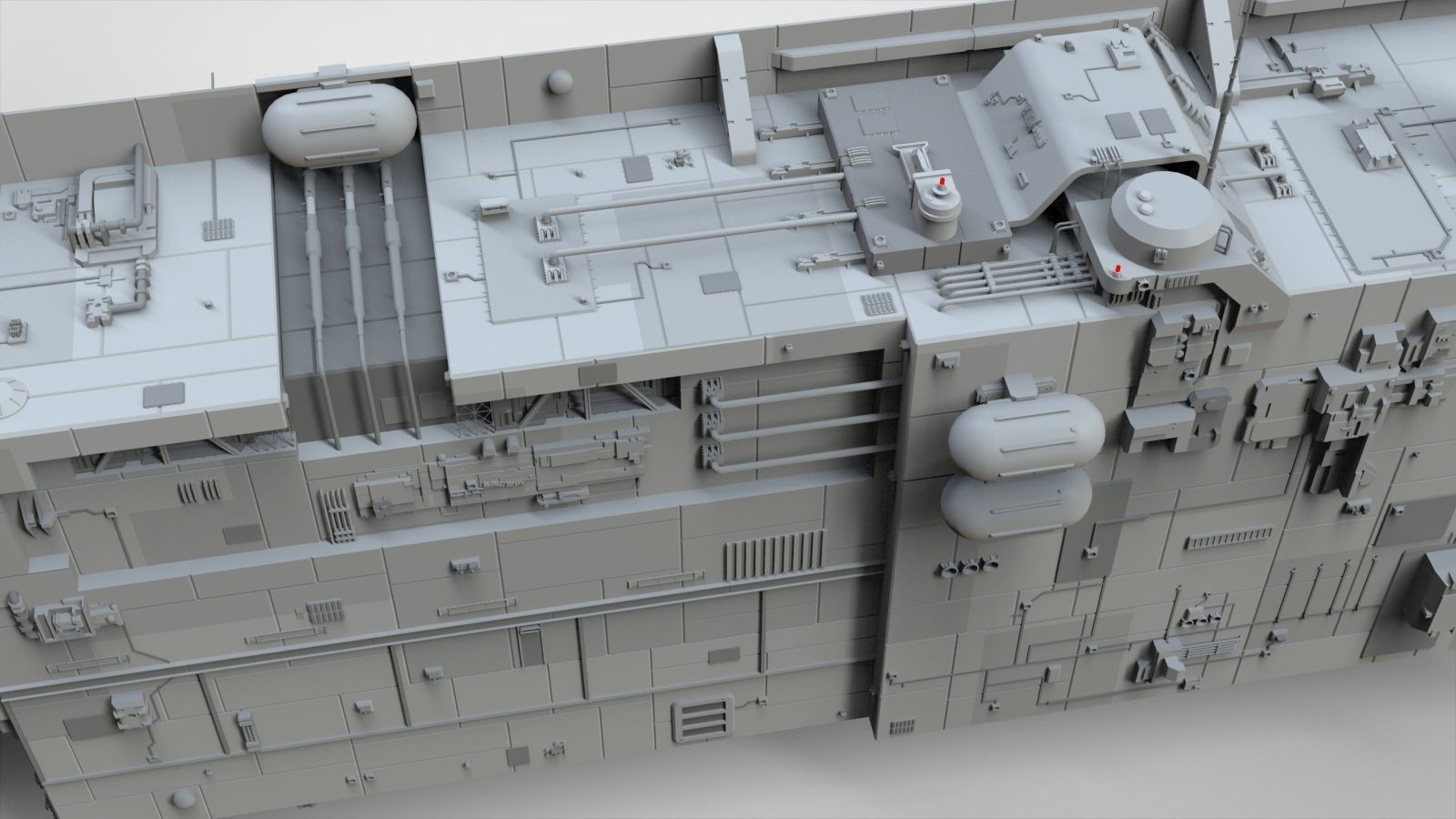 Sci-Fi architecture Elements collection 8 3D model_13