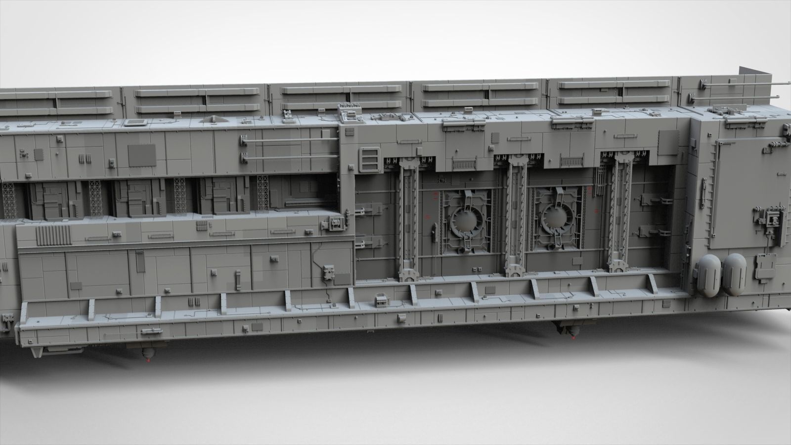 Sci-Fi architecture Elements collection 8 3D model_26