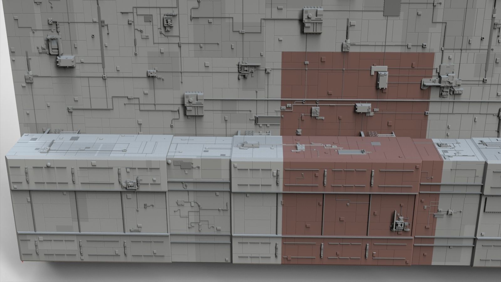 Sci-Fi architecture Elements collection 8 3D model_64