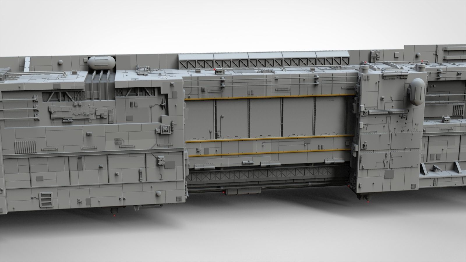 Sci-Fi architecture Elements collection 8 3D model_24