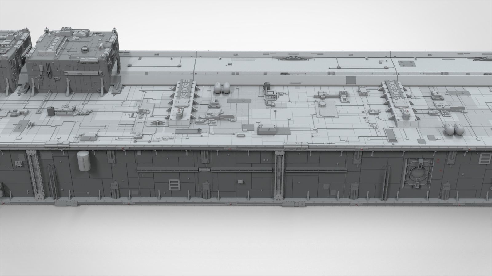 Sci-Fi architecture Elements collection 8 3D model_69