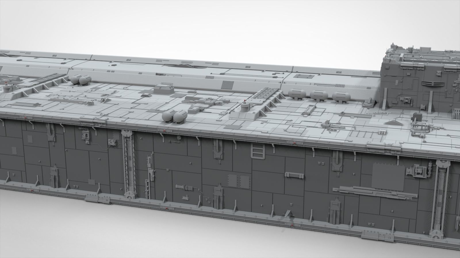 Sci-Fi architecture Elements collection 8 3D model_75