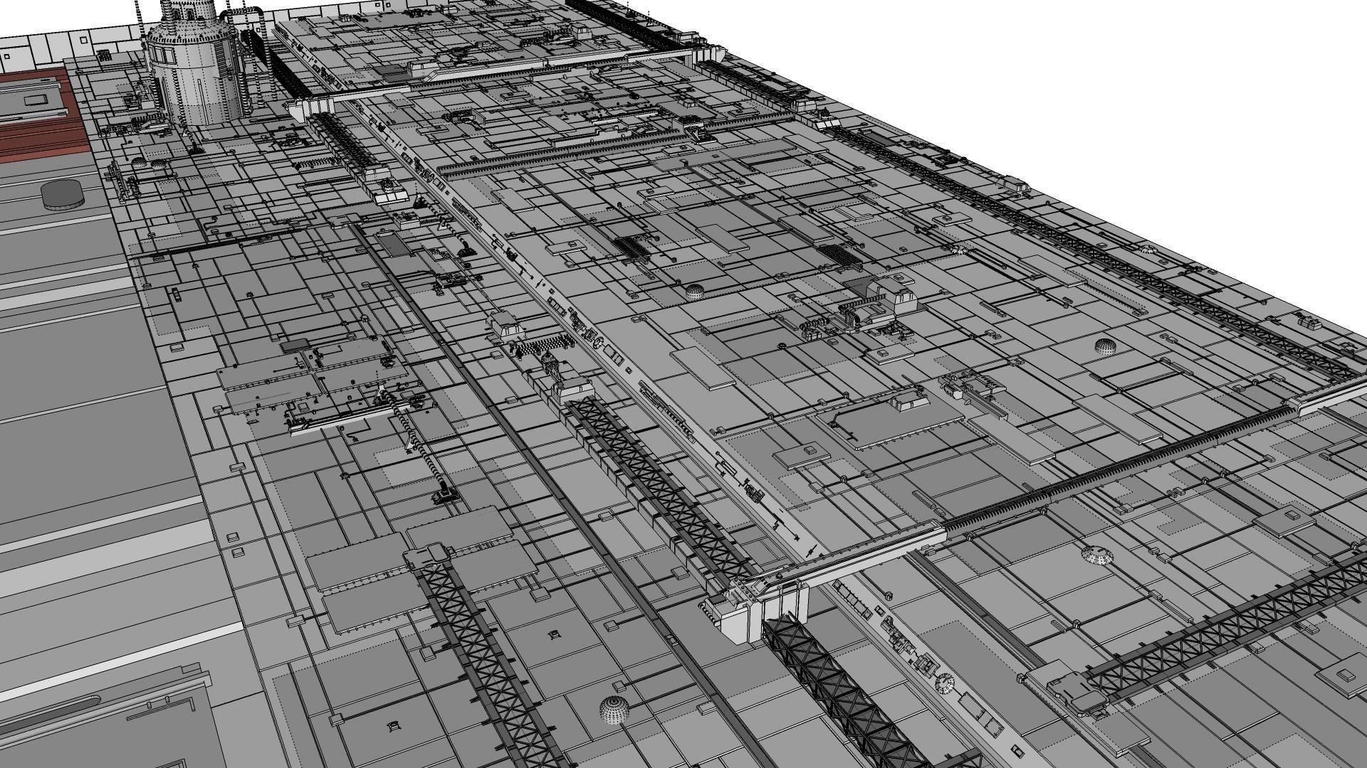 Sci-Fi architecture Elements collection 8 3D model_97