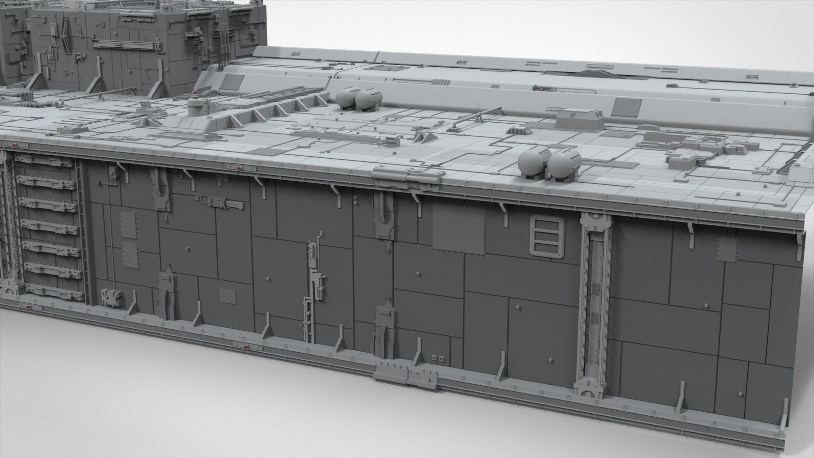 Sci-Fi architecture Elements collection 8 3D model_73