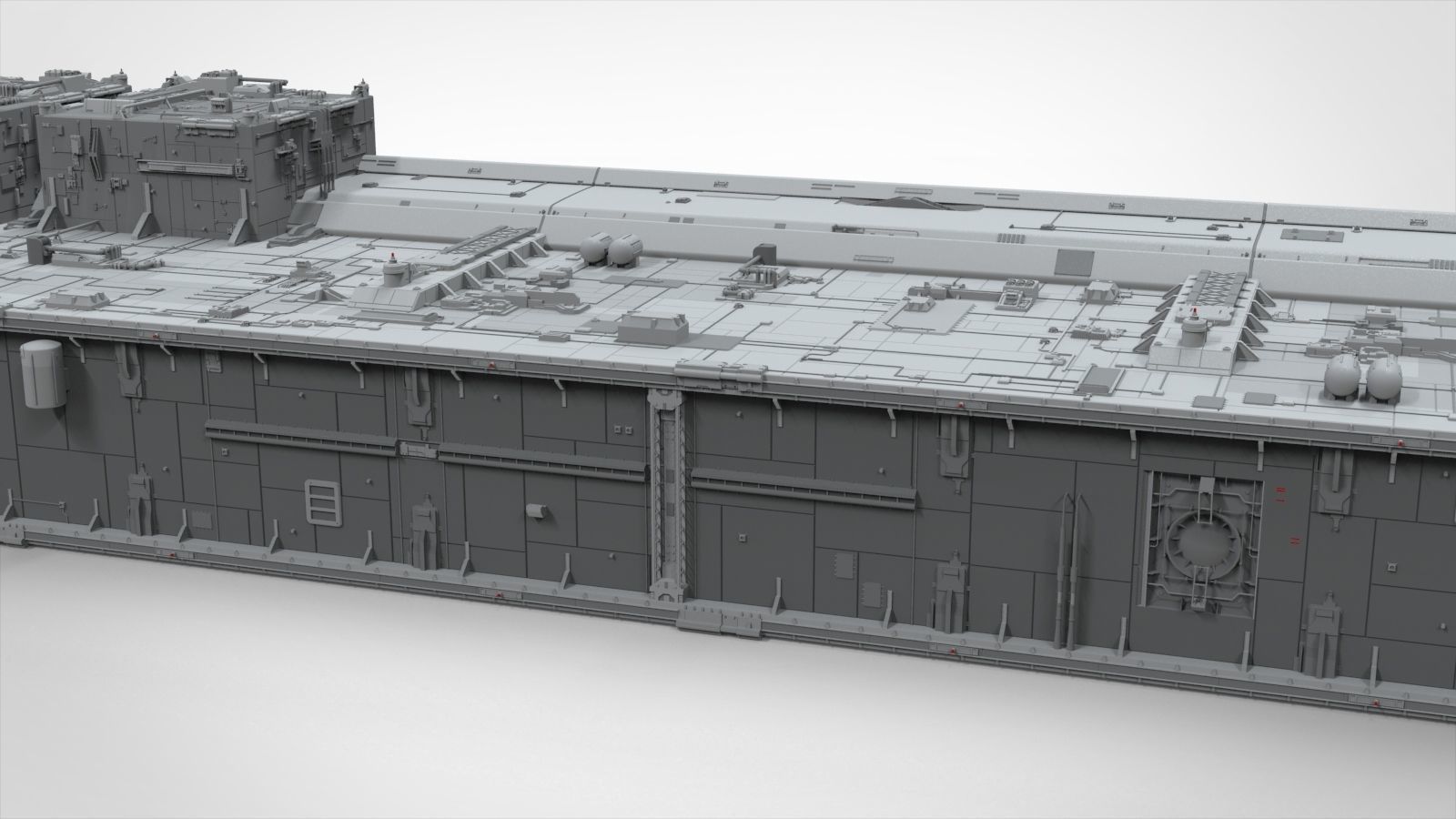 Sci-Fi architecture Elements collection 8 3D model_78