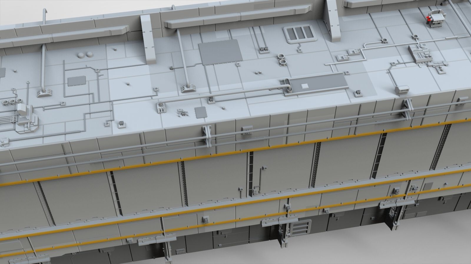 Sci-Fi architecture Elements collection 8 3D model_11