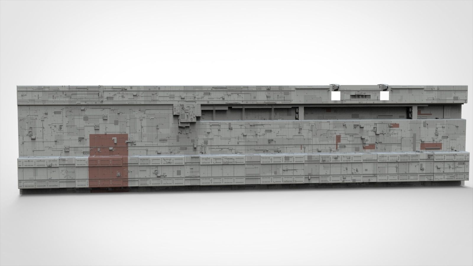Sci-Fi architecture Elements collection 8 3D model_50