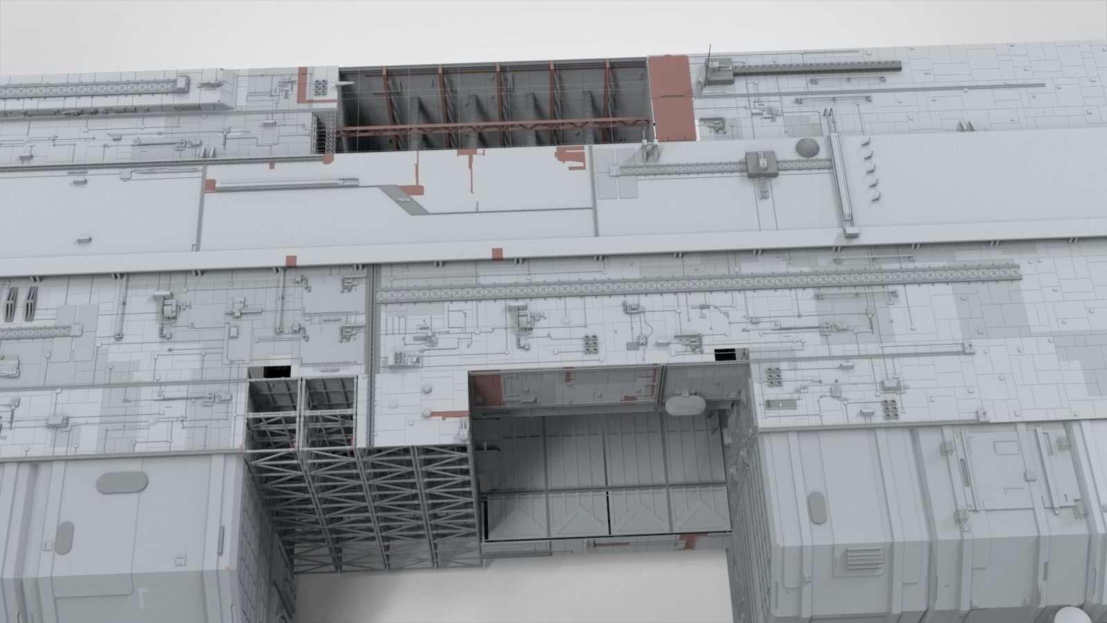 Sci-Fi architecture Elements collection 8 3D model_37