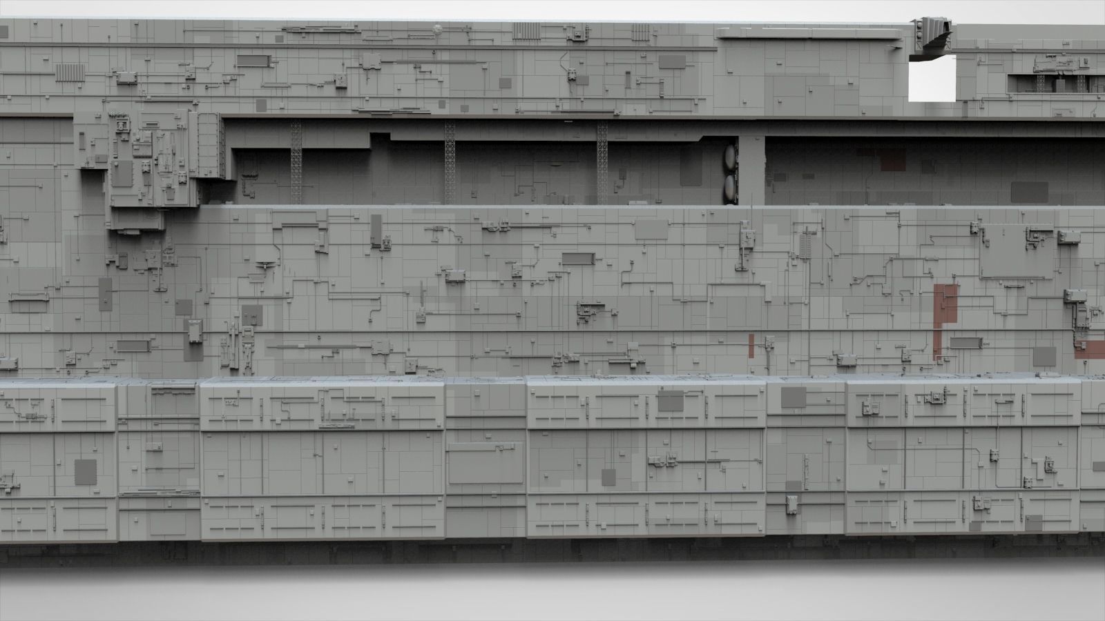 Sci-Fi architecture Elements collection 8 3D model_53