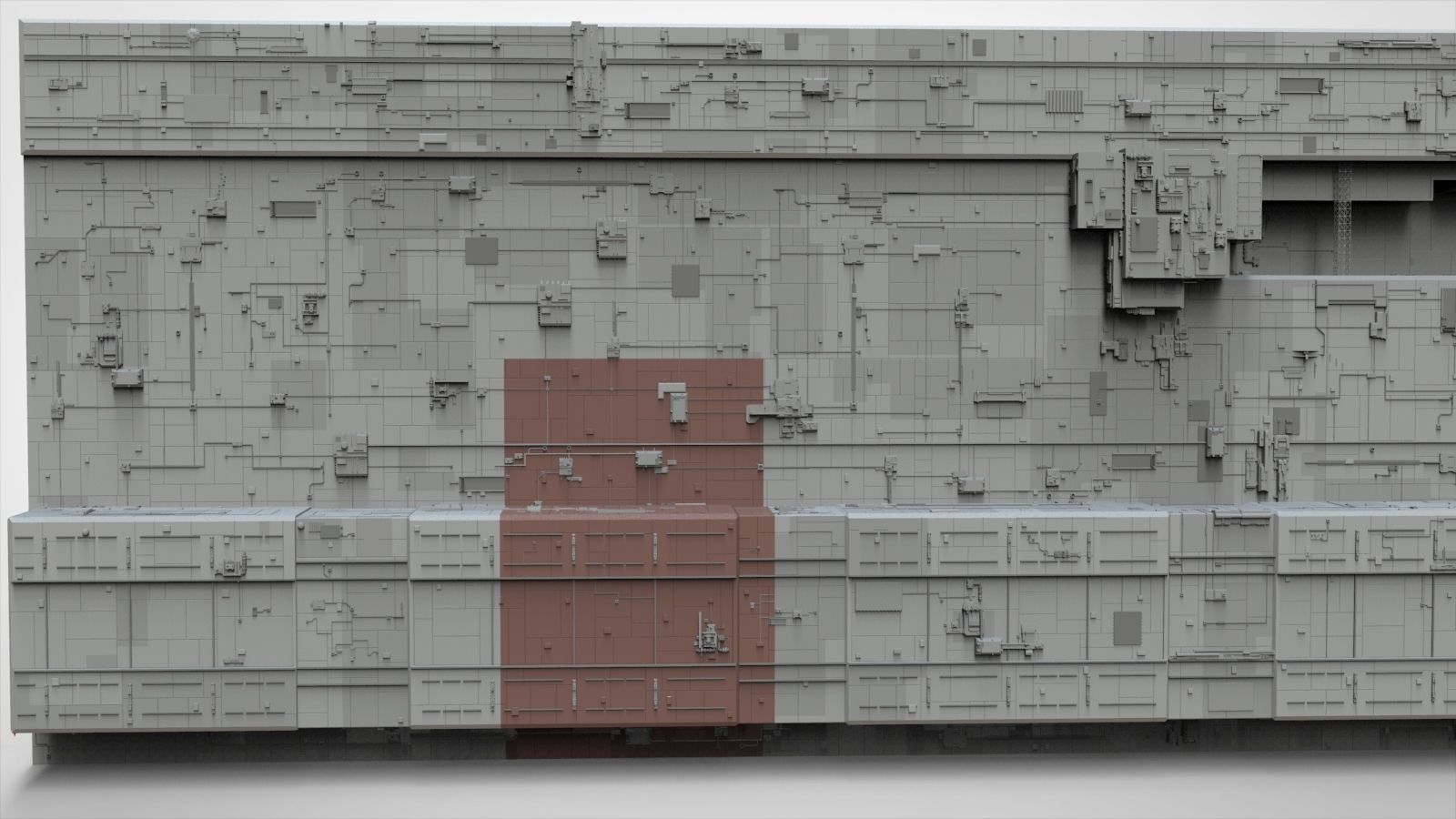 Sci-Fi architecture Elements collection 8 3D model_52