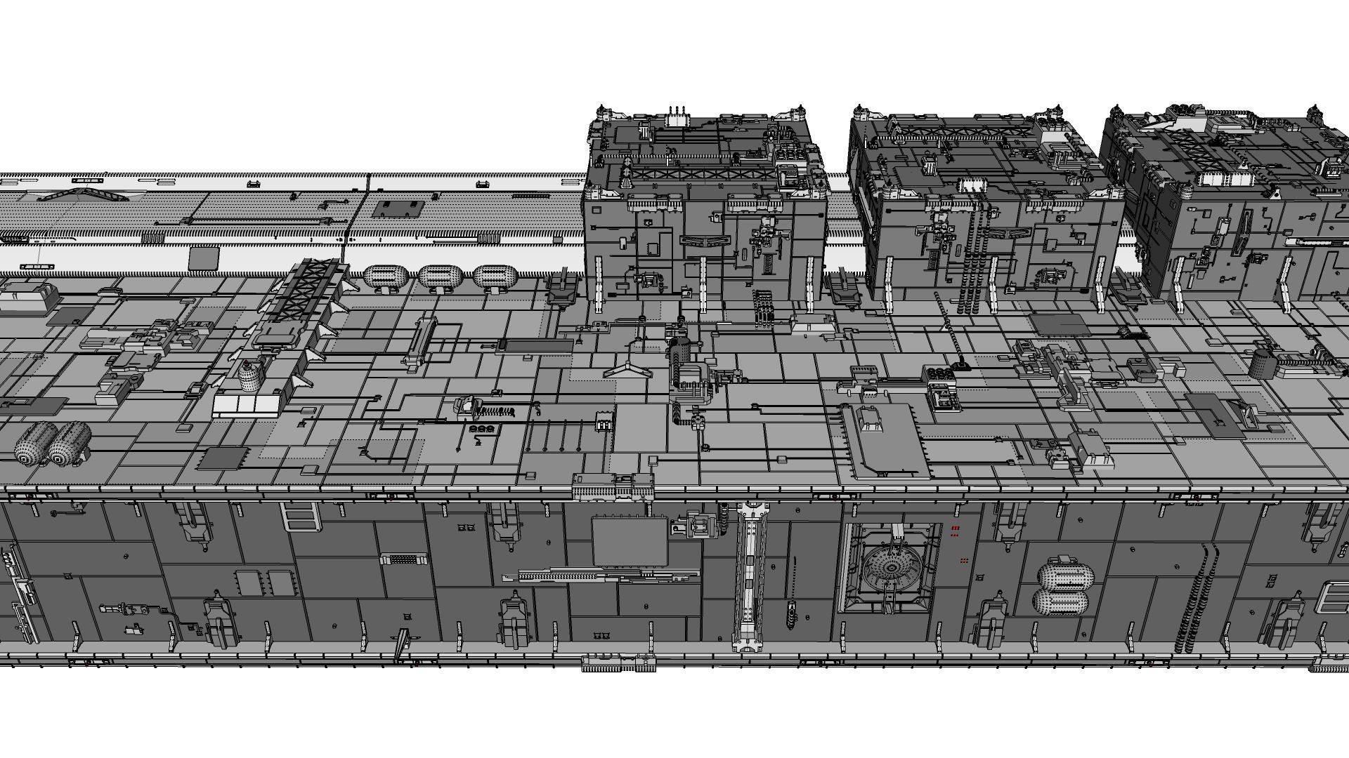 Sci-Fi architecture Elements collection 8 3D model_105