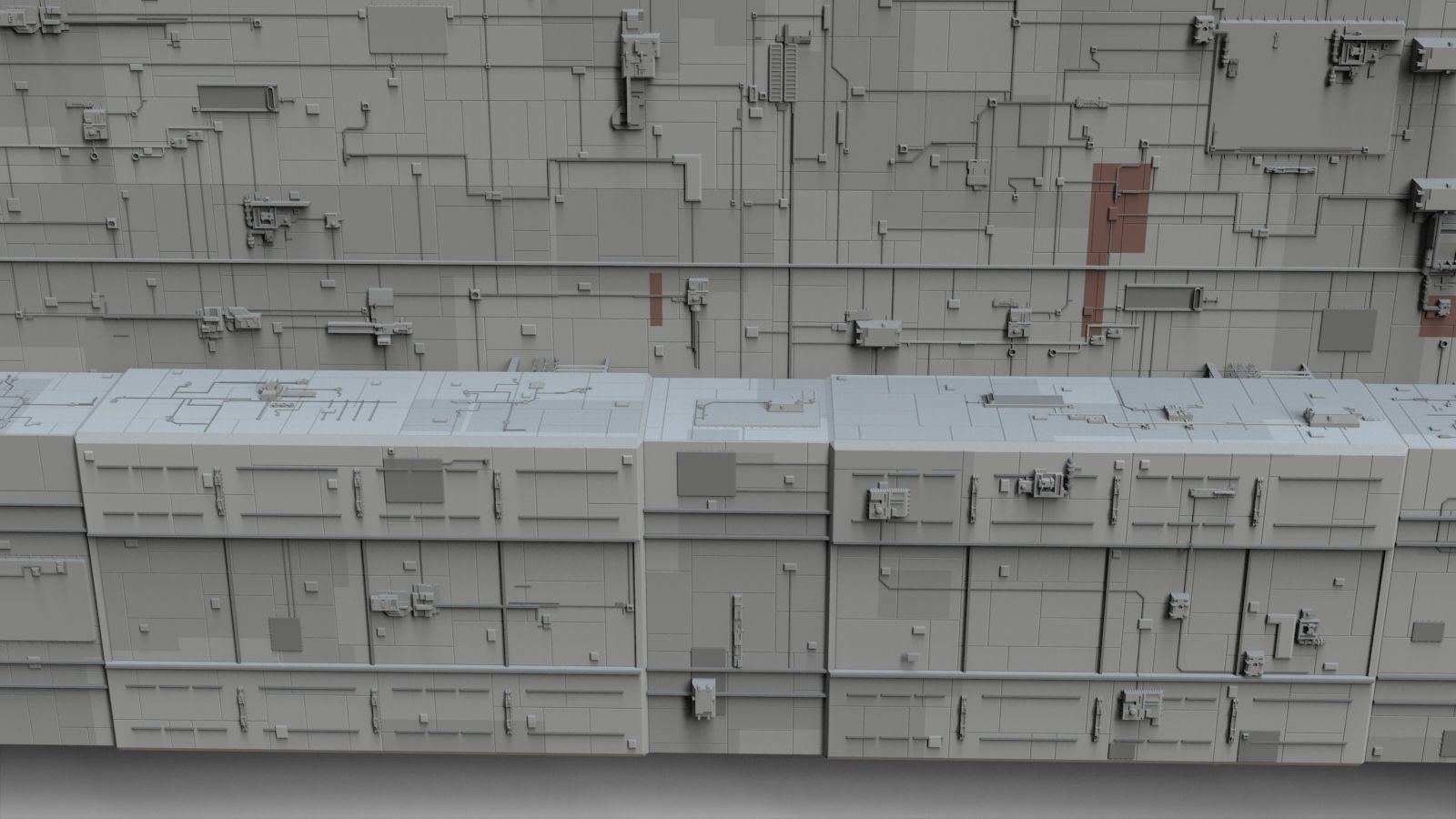 Sci-Fi architecture Elements collection 8 3D model_61