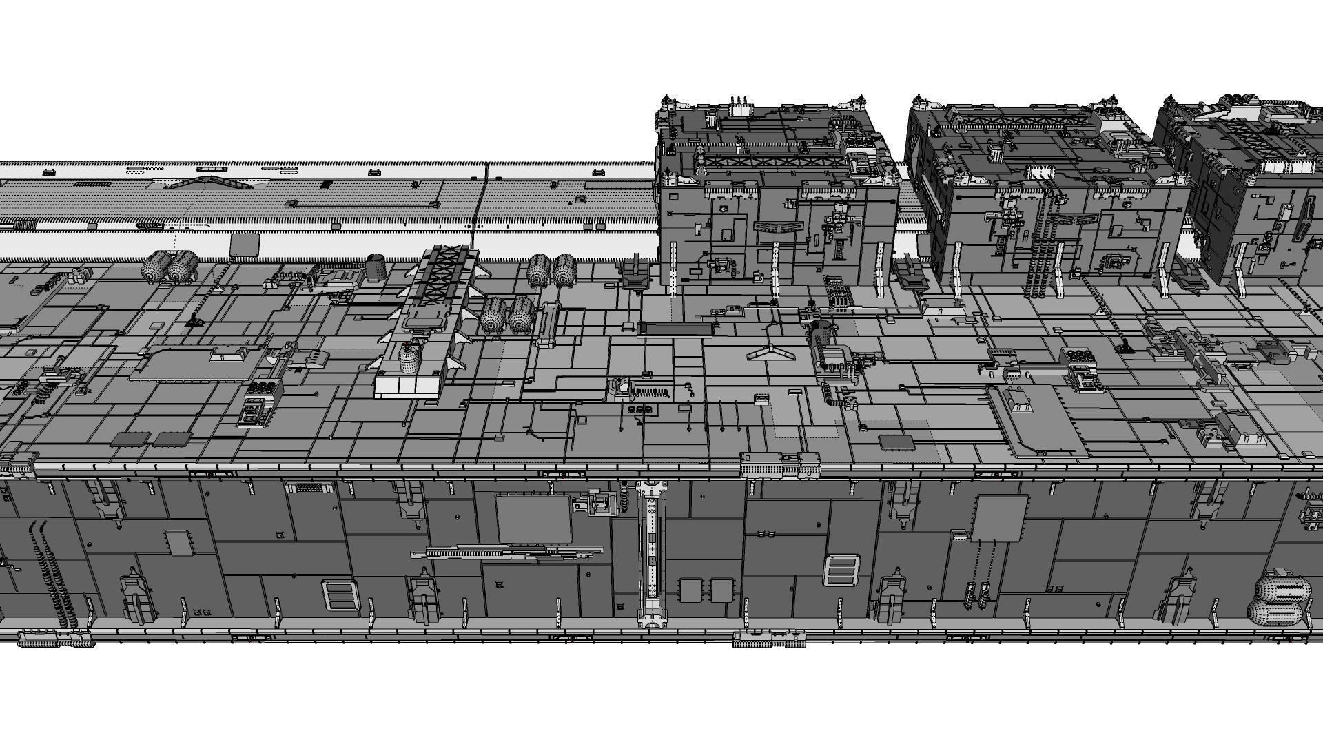 Sci-Fi architecture Elements collection 8 3D model_102