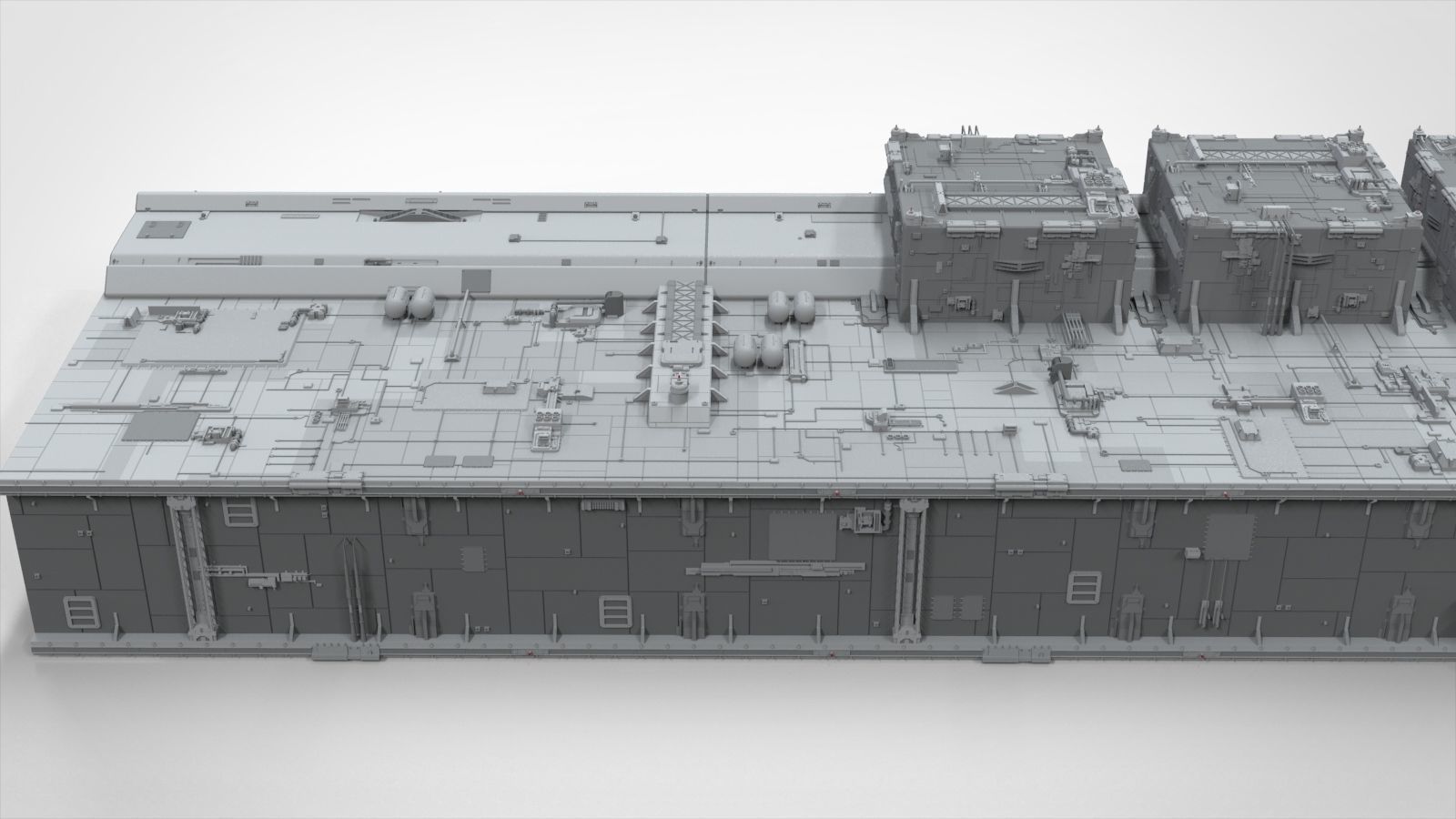 Sci-Fi architecture Elements collection 8 3D model_68