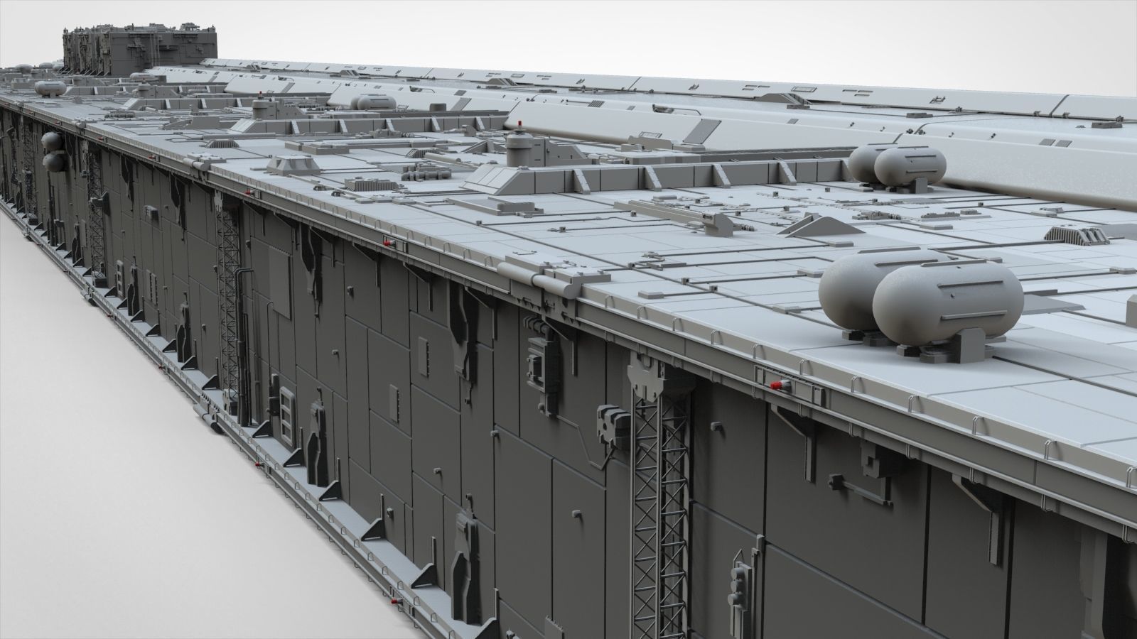 Sci-Fi architecture Elements collection 8 3D model_88