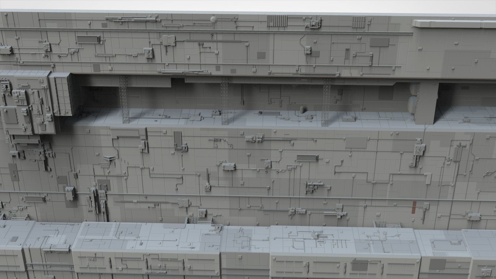 Sci-Fi architecture Elements collection 8 3D model_57