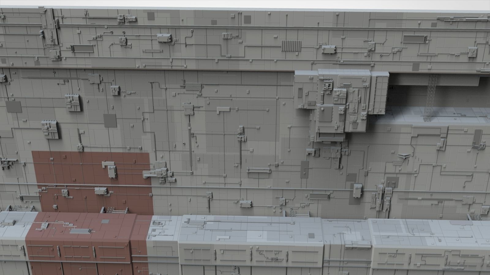 Sci-Fi architecture Elements collection 8 3D model_56