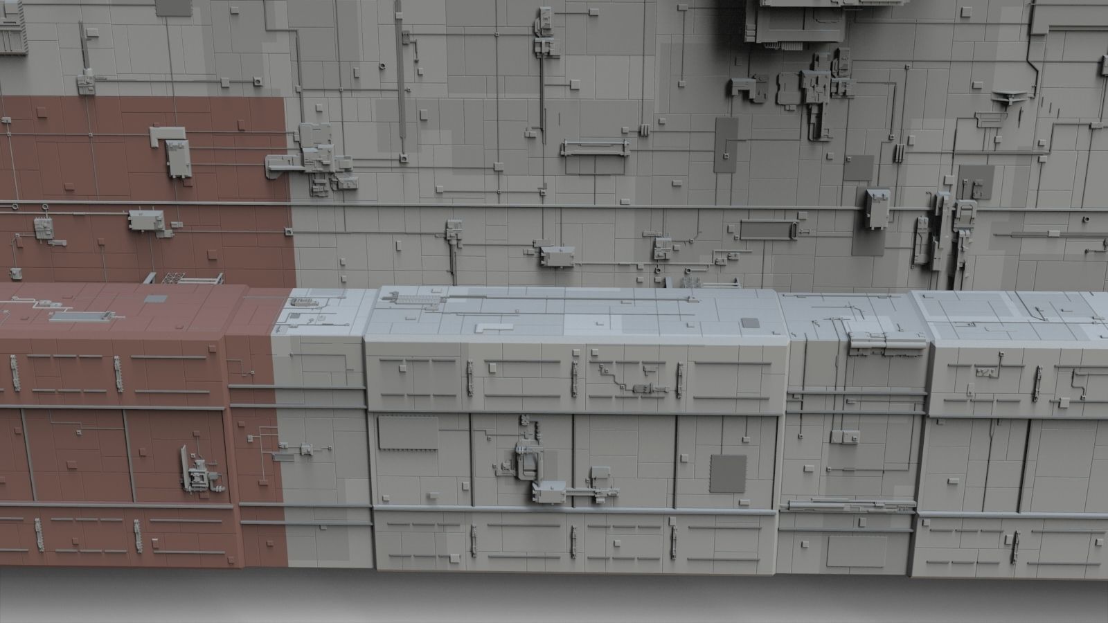 Sci-Fi architecture Elements collection 8 3D model_63