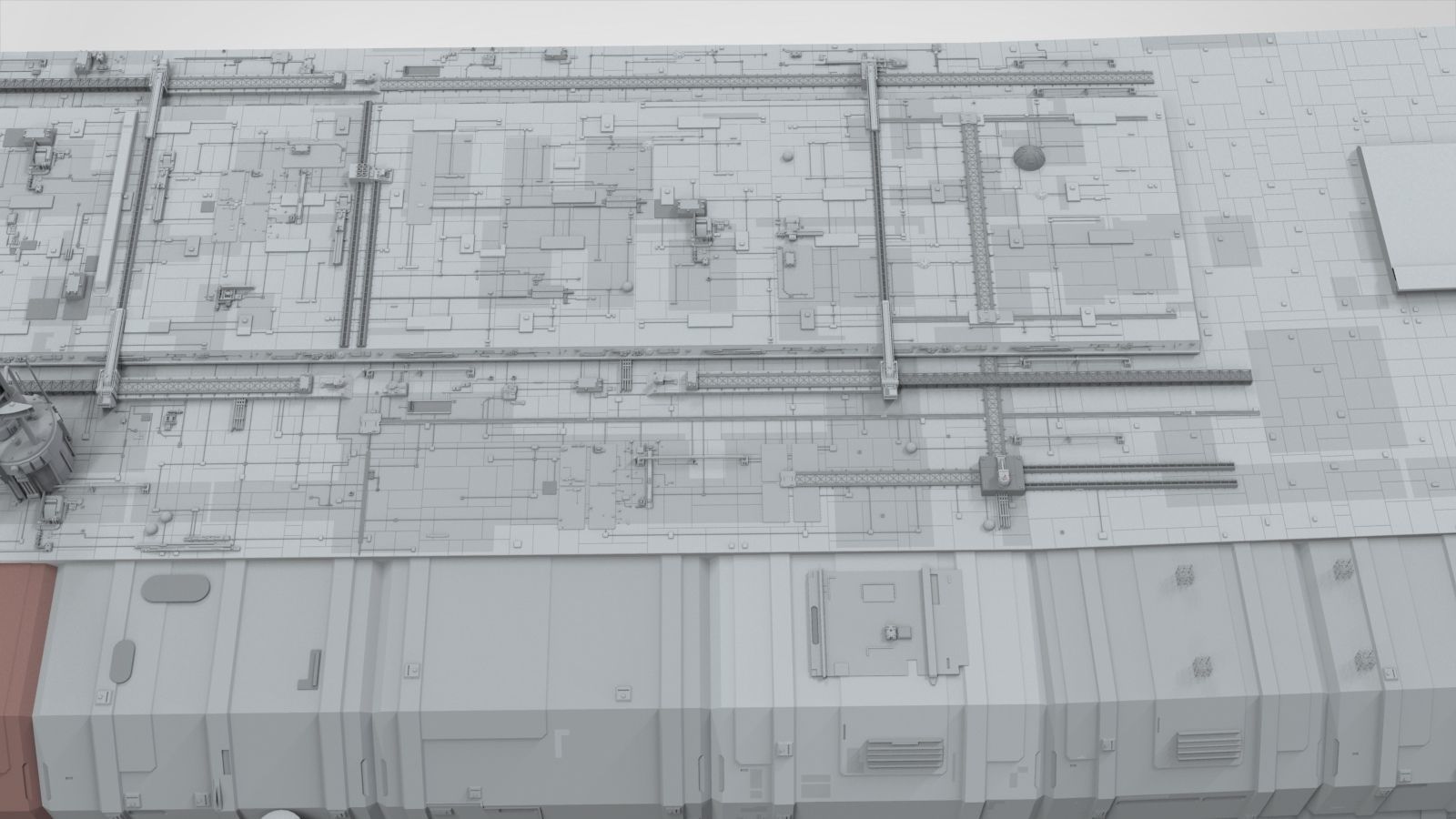 Sci-Fi architecture Elements collection 8 3D model_39