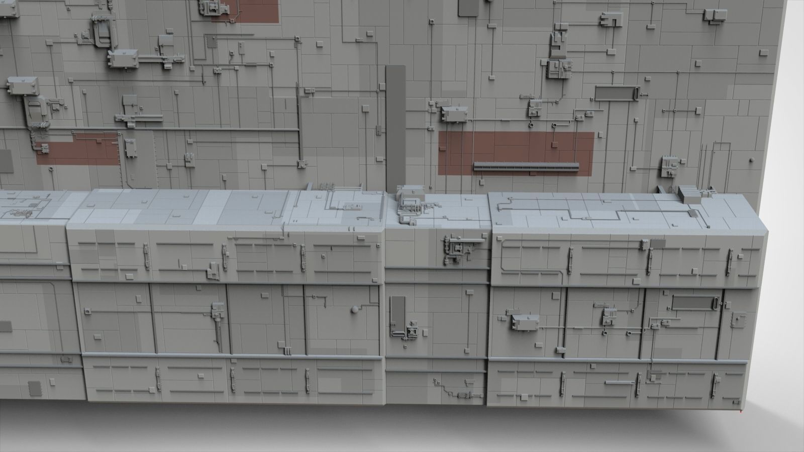 Sci-Fi architecture Elements collection 8 3D model_60