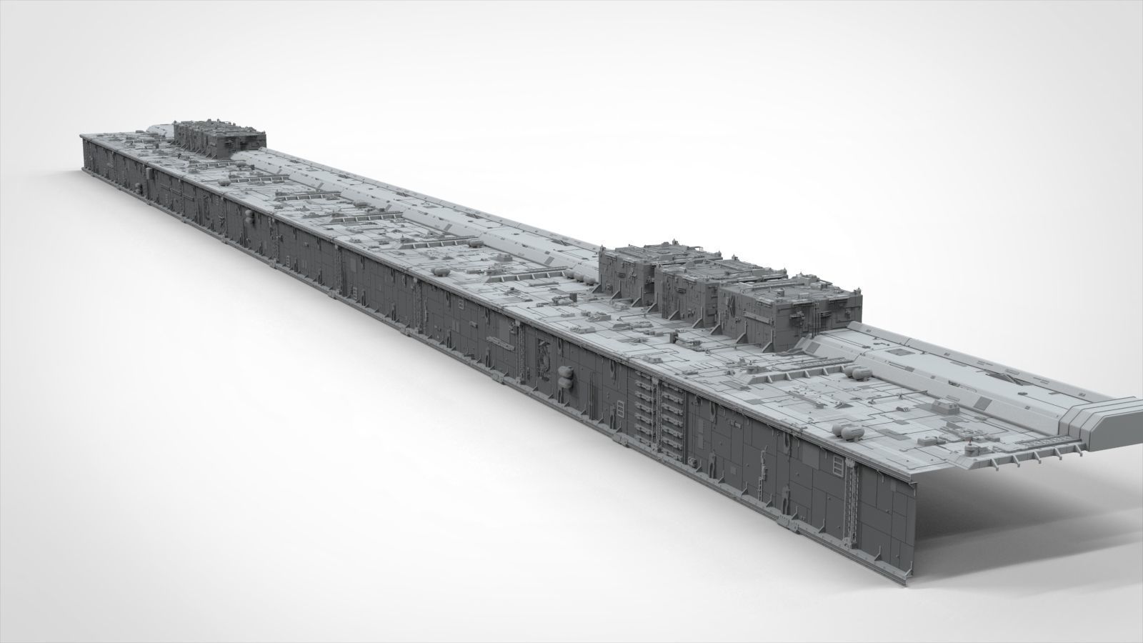 Sci-Fi architecture Elements collection 8 3D model_67