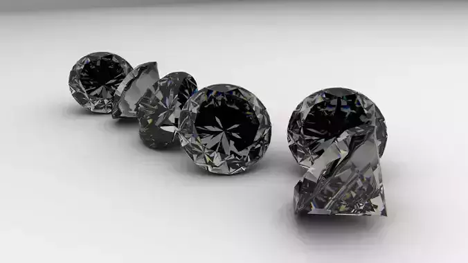 3D Diamond diamonds
