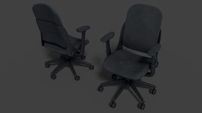 Office Chair Low-poly 3D model