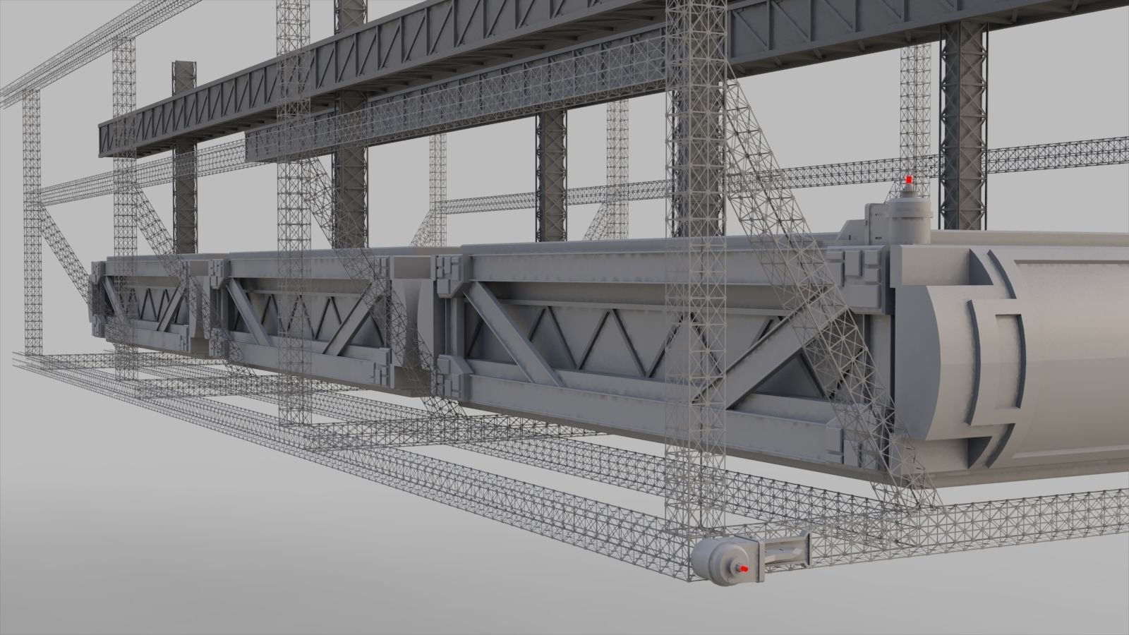 Sci-Fi architecture Elements collection 9 3D model_48