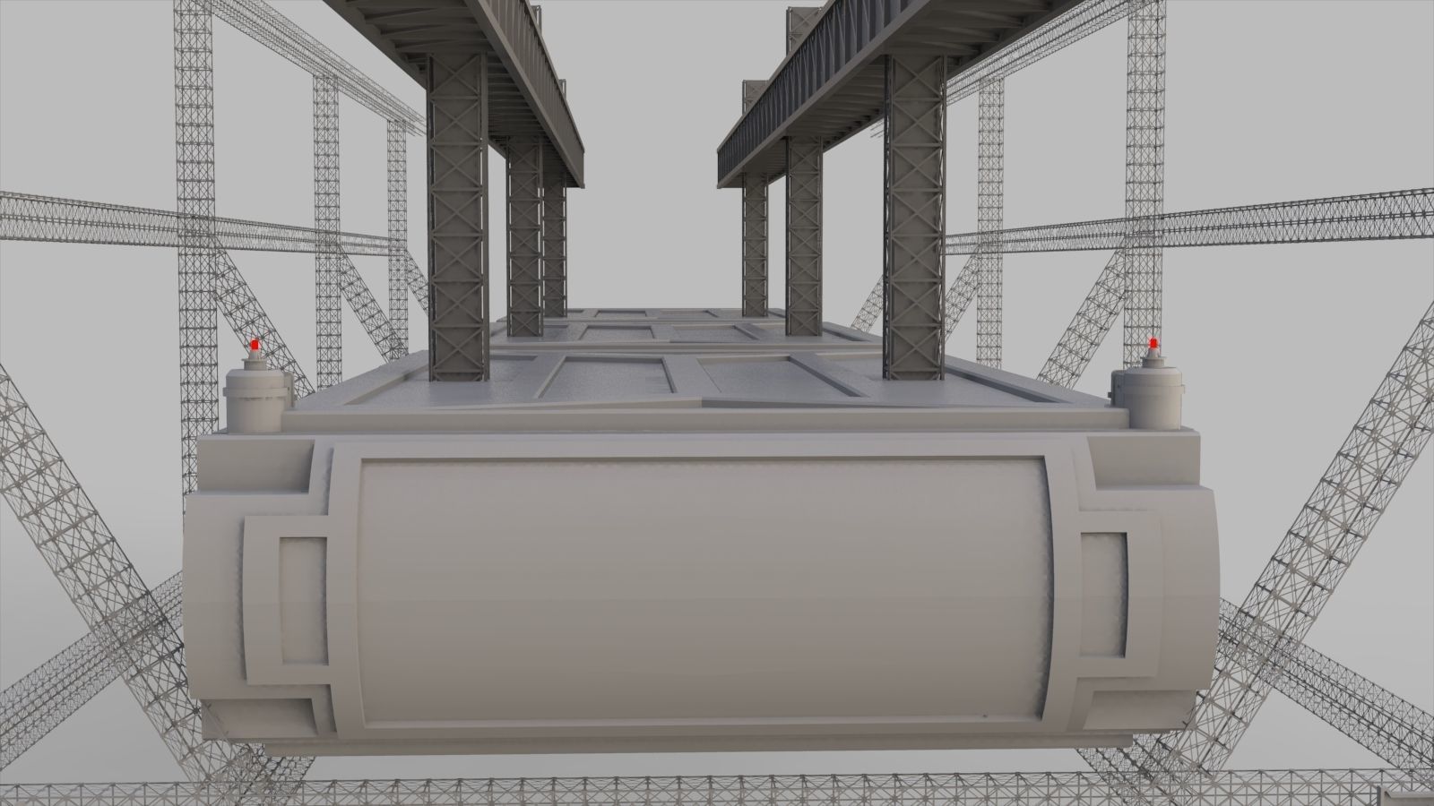 Sci-Fi architecture Elements collection 9 3D model_47