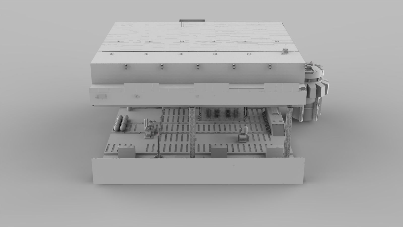 Sci-Fi architecture Elements collection 9 3D model_13