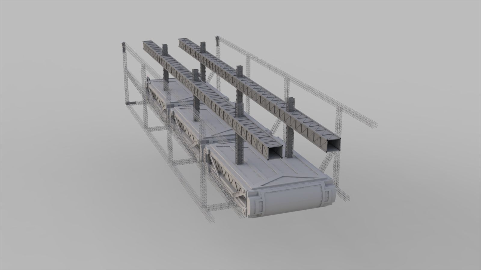 Sci-Fi architecture Elements collection 9 3D model_41