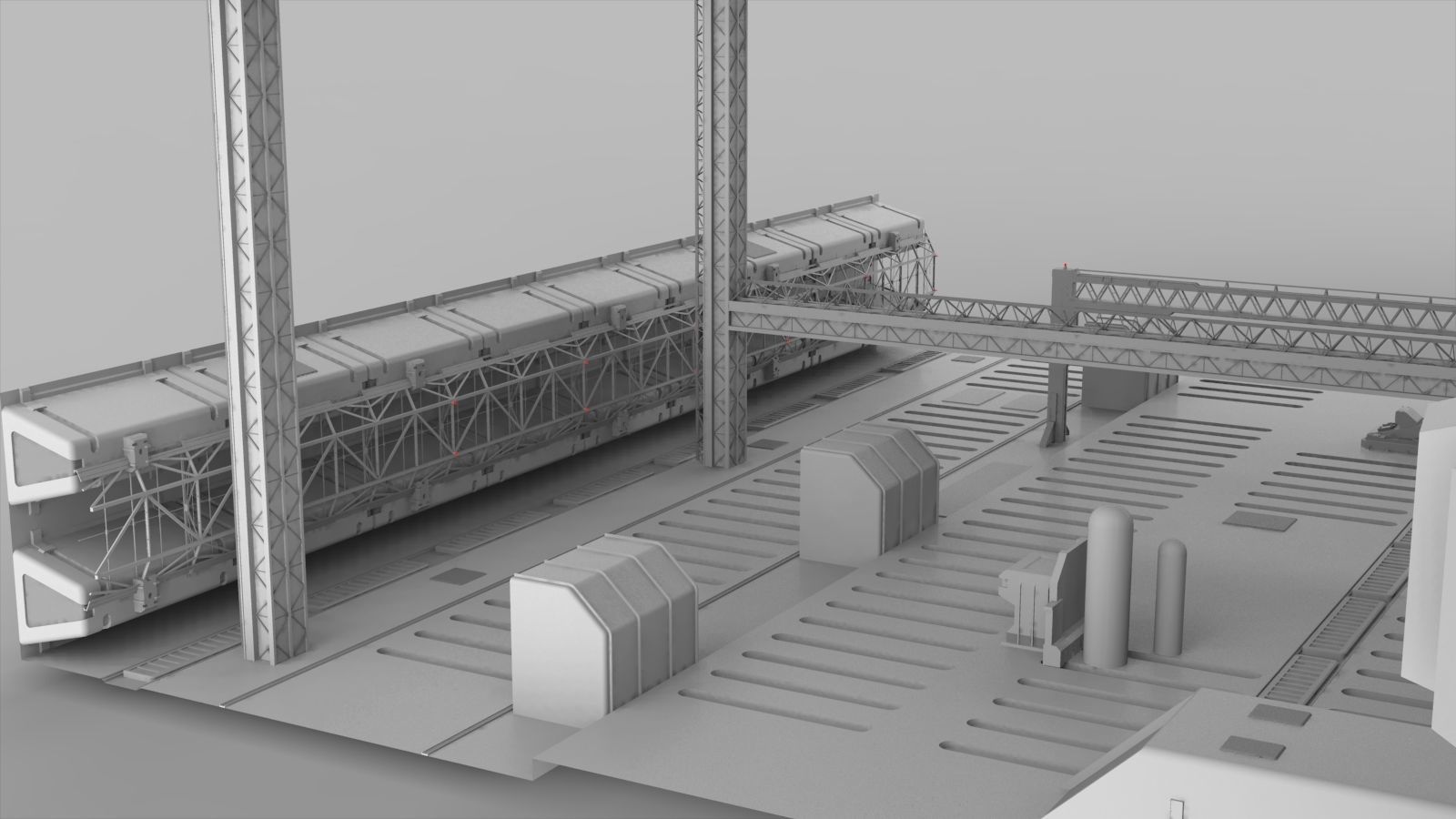 Sci-Fi architecture Elements collection 9 3D model_25