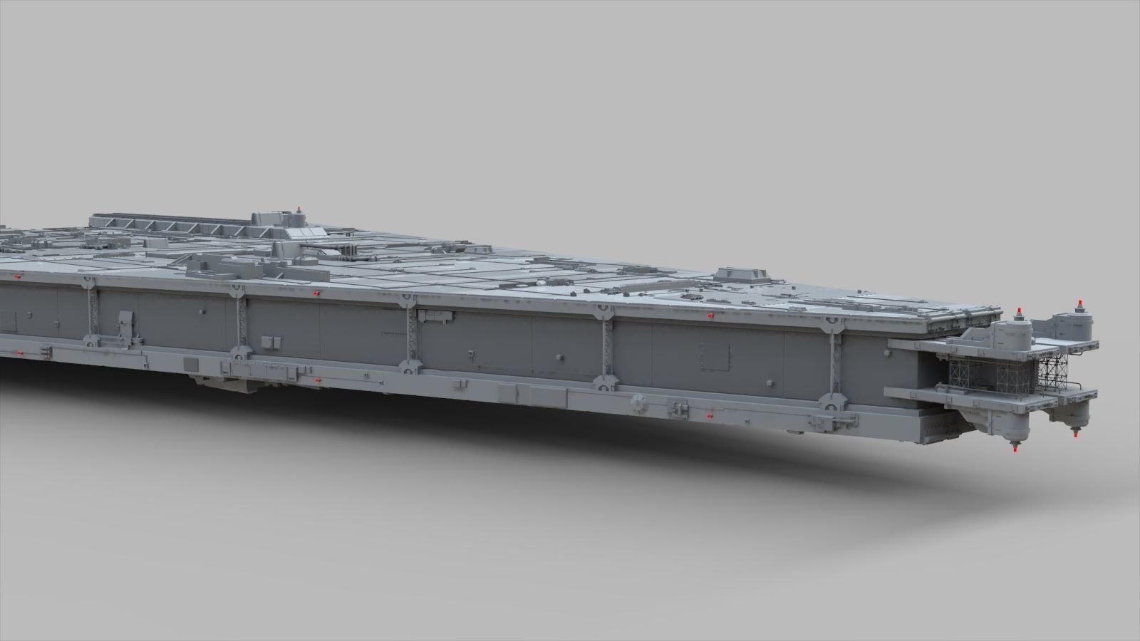 Sci-Fi architecture Elements collection 9 3D model_35