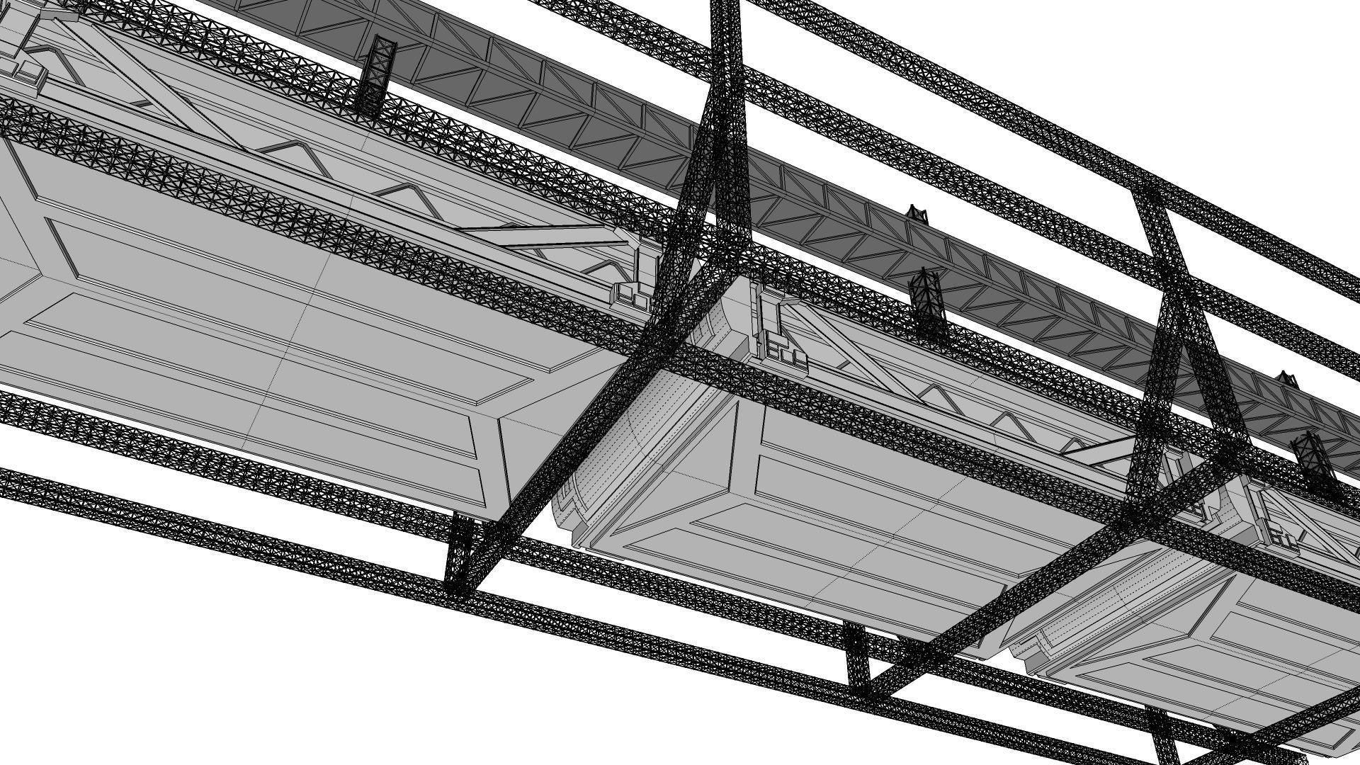 Sci-Fi architecture Elements collection 9 3D model_62