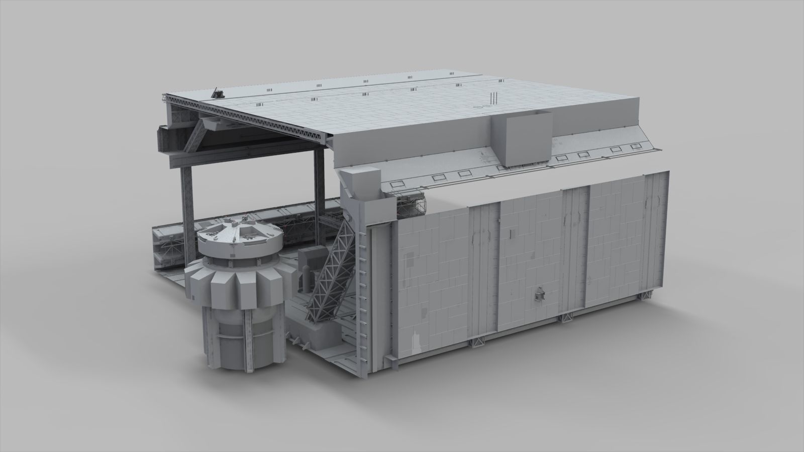 Sci-Fi architecture Elements collection 9 3D model_15