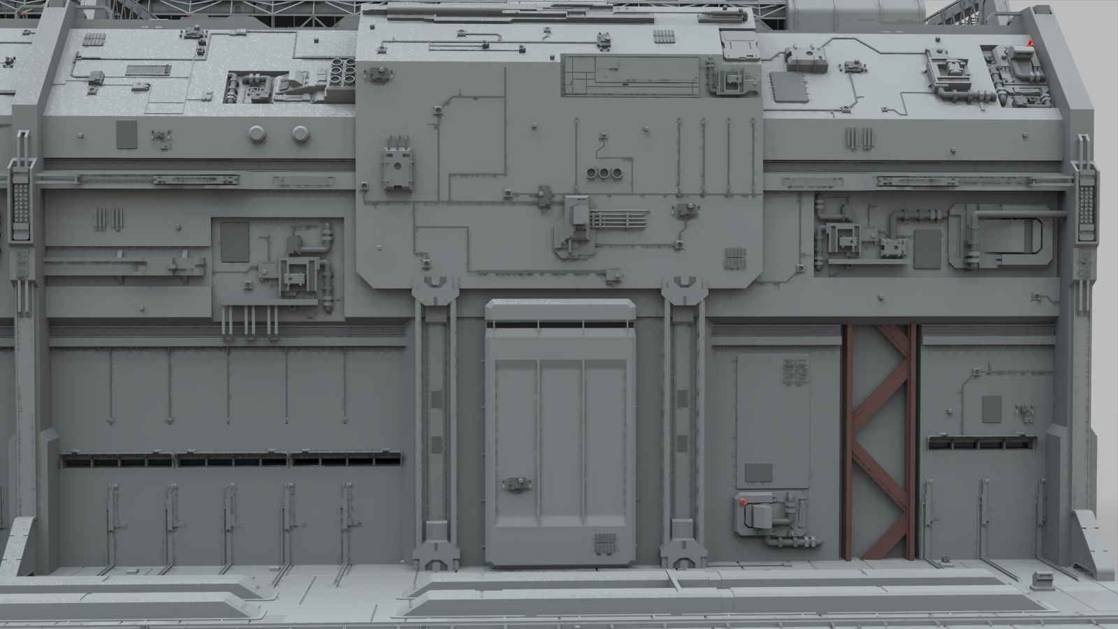 Sci-Fi architecture Elements collection 9 3D model_11