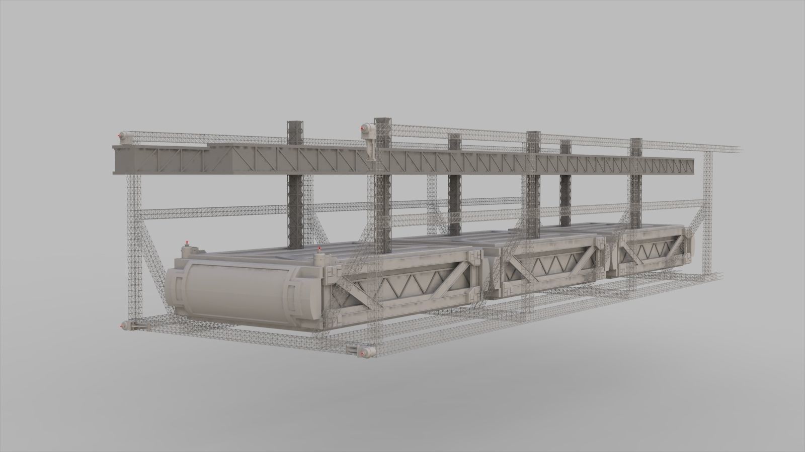 Sci-Fi architecture Elements collection 9 3D model_39