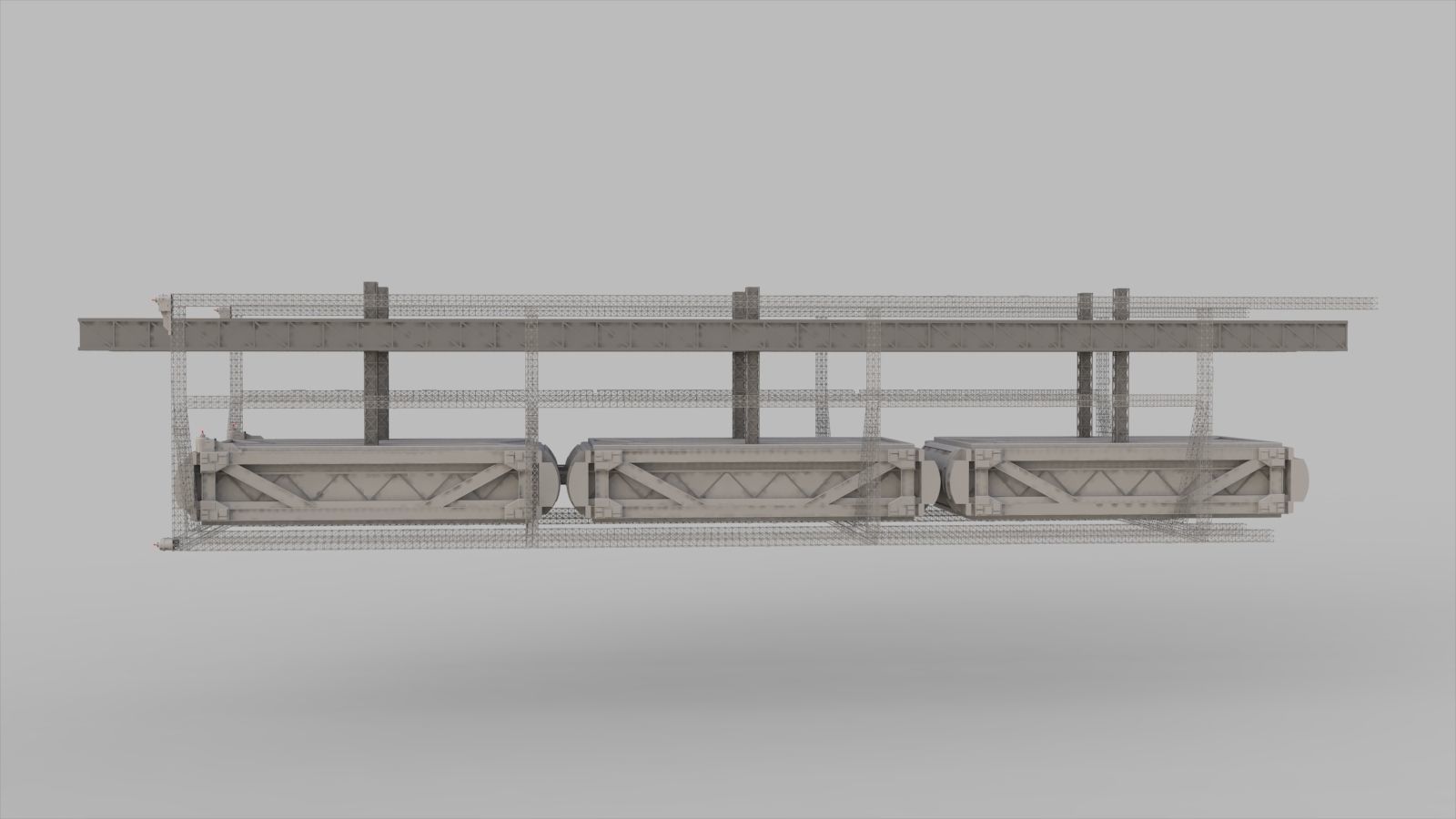 Sci-Fi architecture Elements collection 9 3D model_40