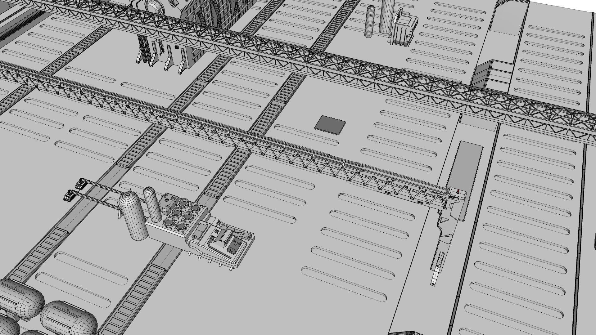 Sci-Fi architecture Elements collection 9 3D model_55