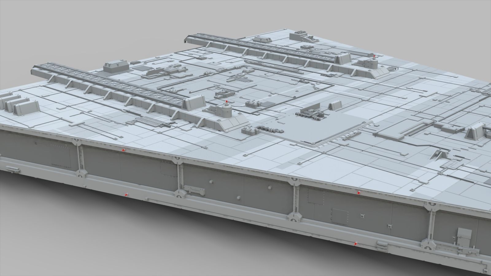 Sci-Fi architecture Elements collection 9 3D model_36