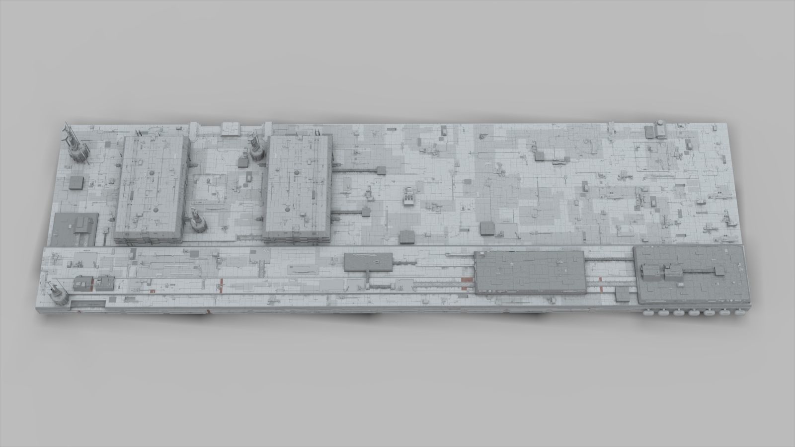 Sci-Fi architecture Elements collection 10 3D model_24