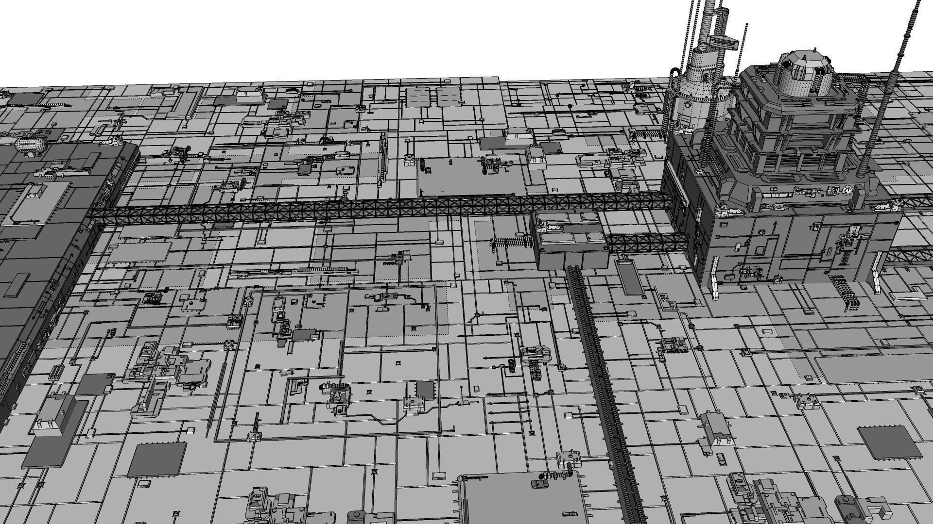 Sci-Fi architecture Elements collection 10 3D model_41