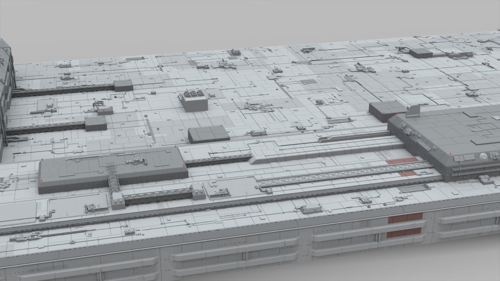 Sci-Fi architecture Elements collection 10 3D model_38