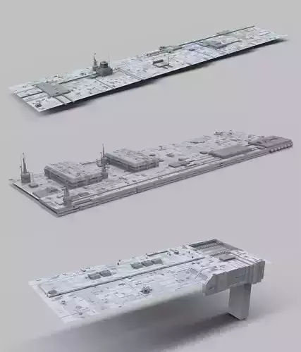 Sci-Fi architecture Elements collection 10 3D model Sci-Fi architecture Elements collection 10 3D model