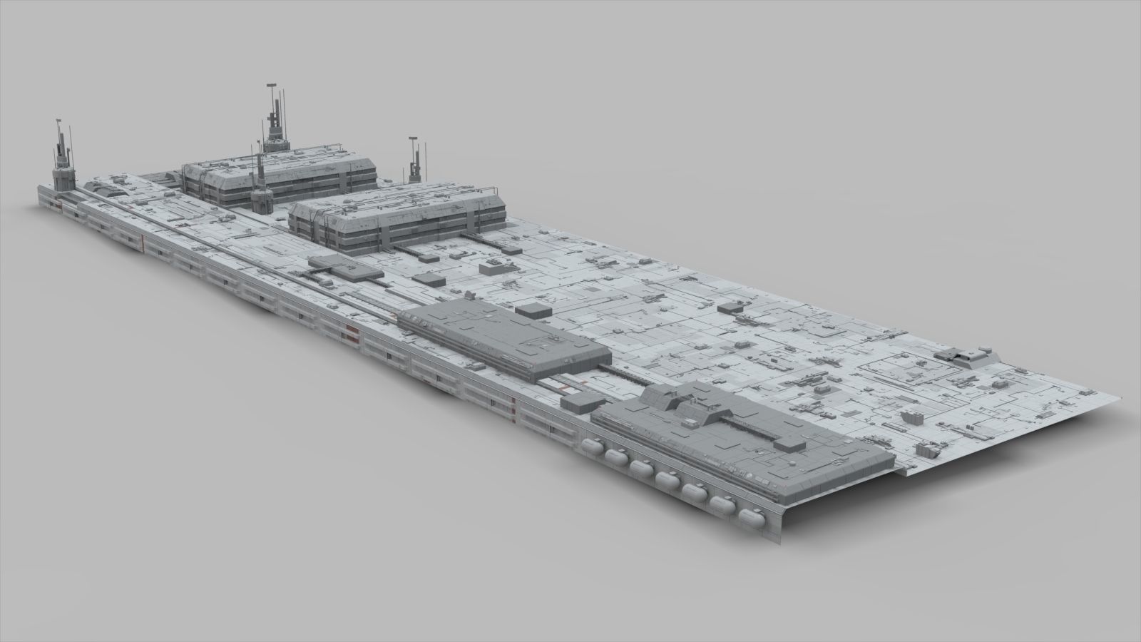 Sci-Fi architecture Elements collection 10 3D model_25