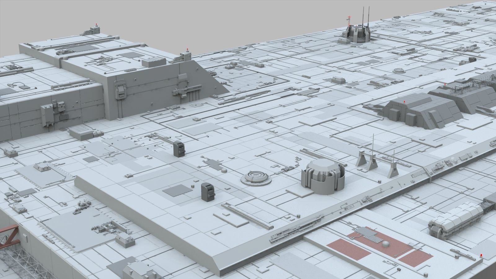 Sci-Fi architecture Elements collection 10 3D model_21