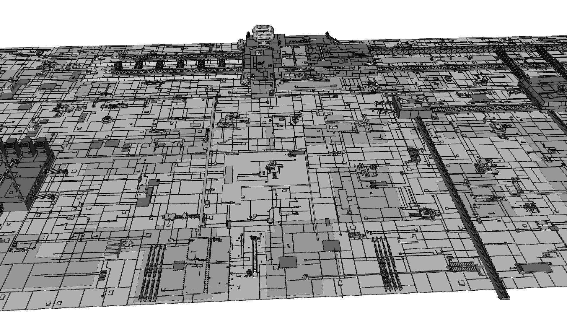 Sci-Fi architecture Elements collection 10 3D model_43