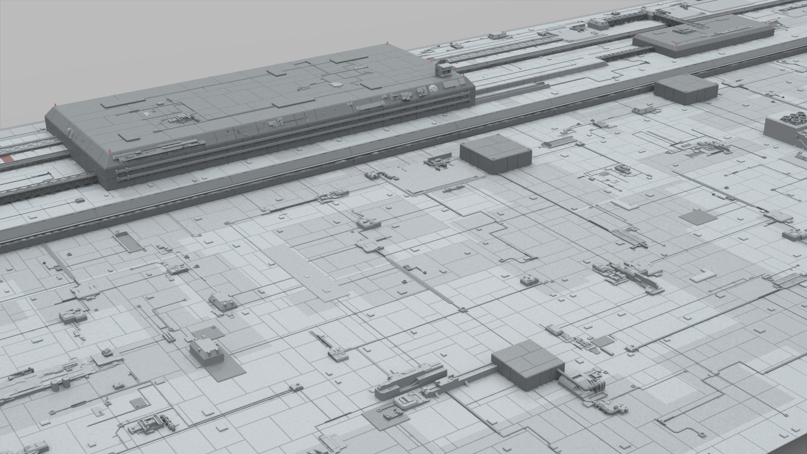 Sci-Fi architecture Elements collection 10 3D model_28