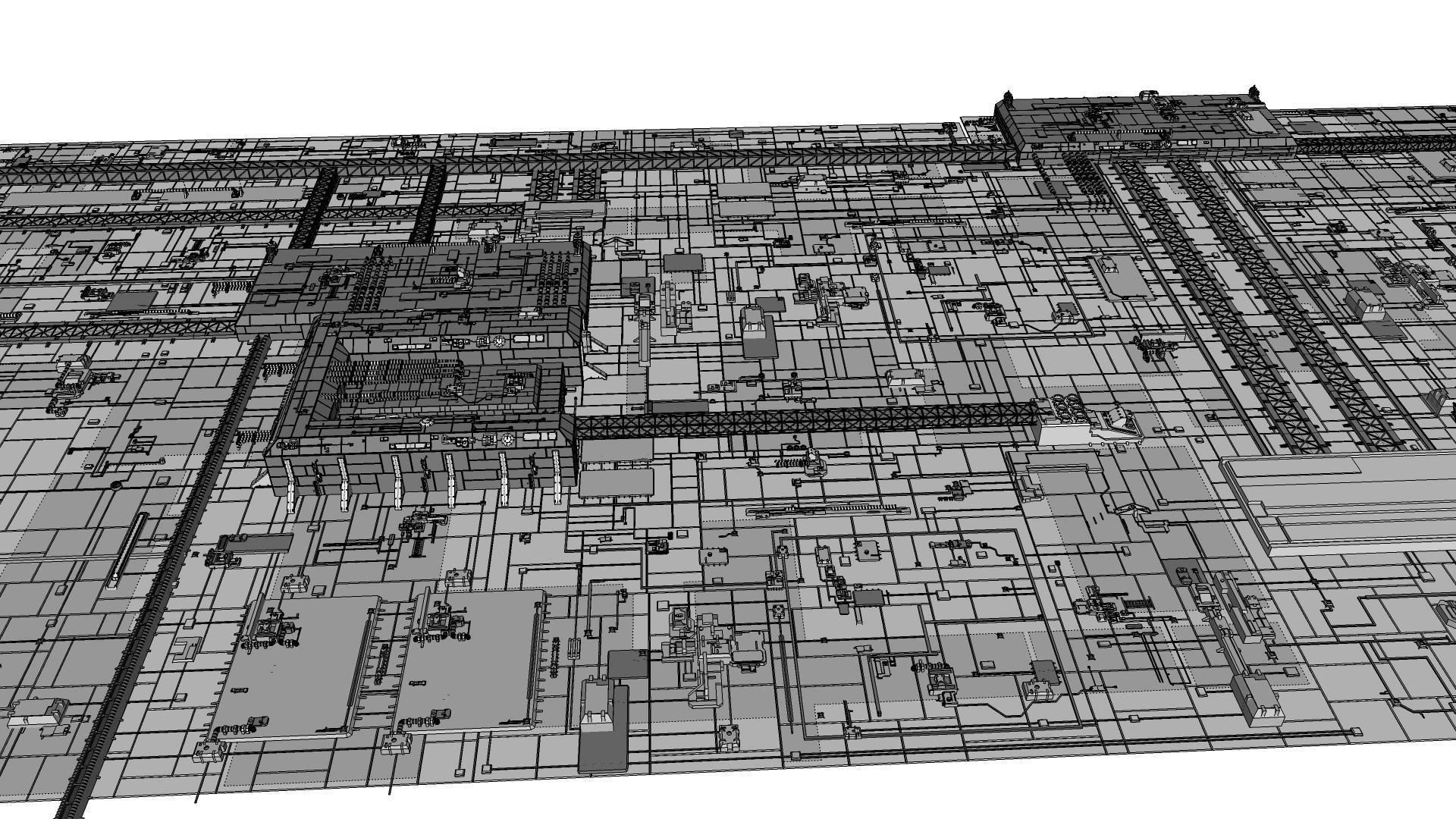 Sci-Fi architecture Elements collection 10 3D model_44