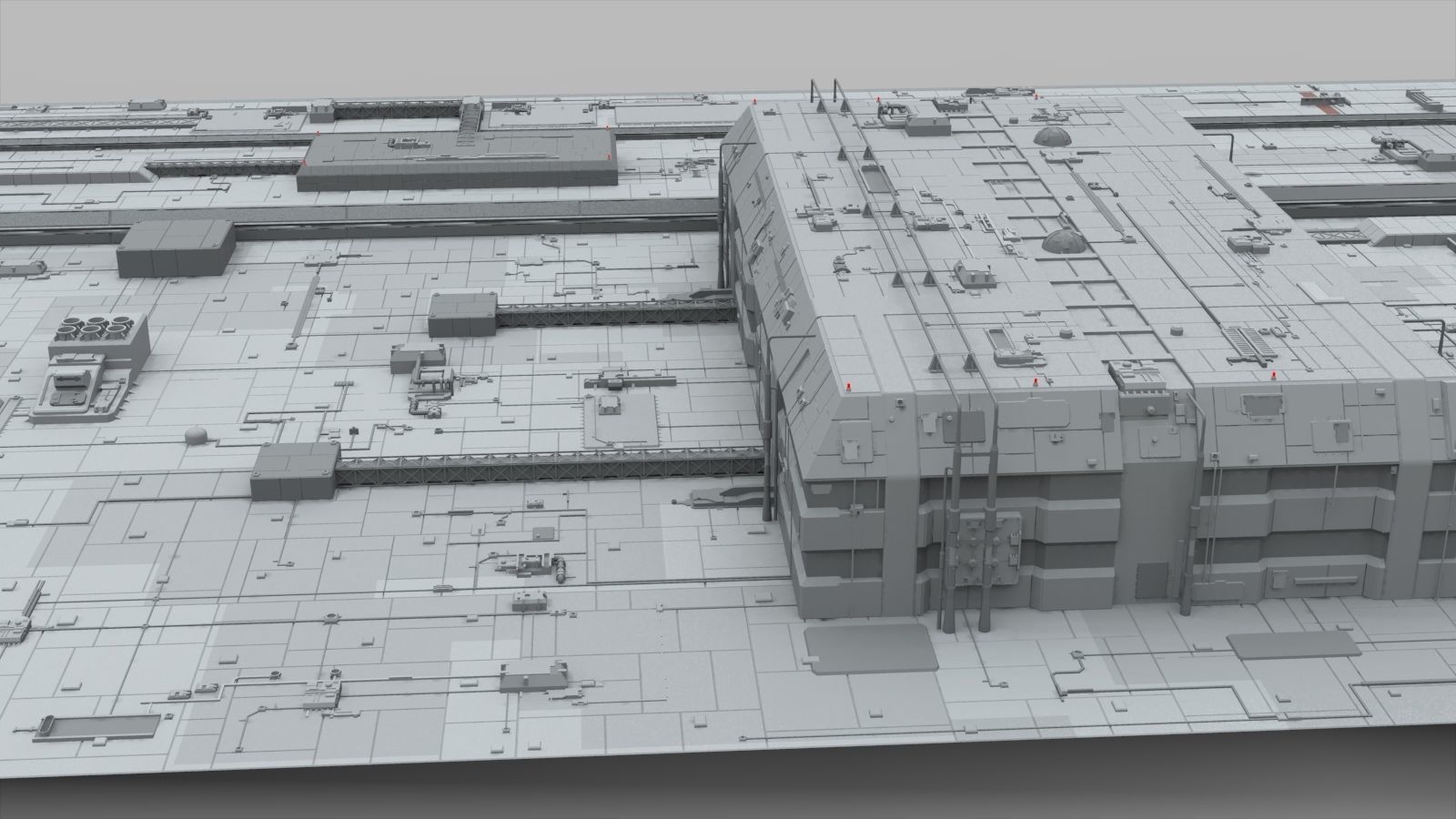 Sci-Fi architecture Elements collection 10 3D model_31